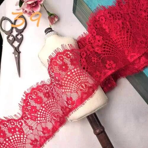 6meter French retro eyelash lace lace flower DIY skirt hem, sleeves neckline clothing veil decoration material fabric