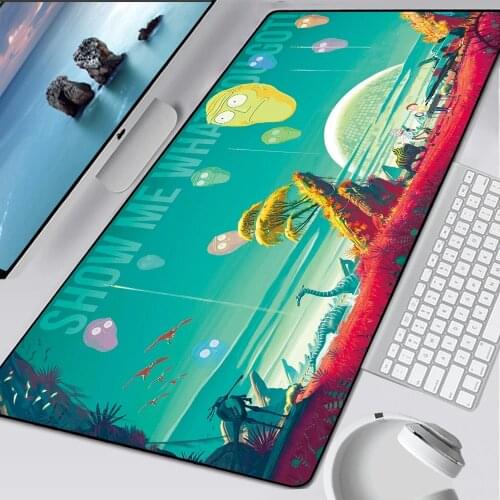 900x400mm Anime Mouse Pad Custom DIY Gamer Large Soft Gaming Keyboard Mousepad Non-slip Rubber Computer Desk Mat