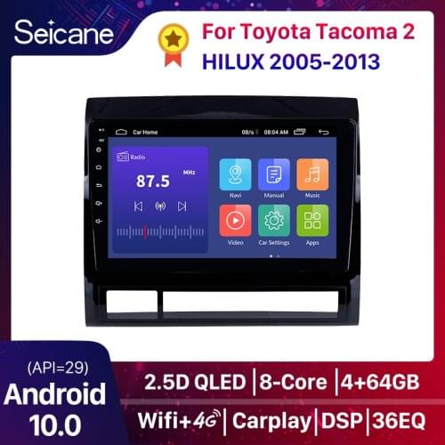 Seicane 2din Android 9.1 car multimedia player GPS for TOYOTA TACOMA/HILUX (America Version) 2005 2006 2007 2008 2009 2010 2013