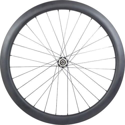 SPEEDSAFE light 700C 50mm road disc center lock carbon rear wheel 25mm width Novatec D412SB-CL Shiman or XDR clincher tubeless