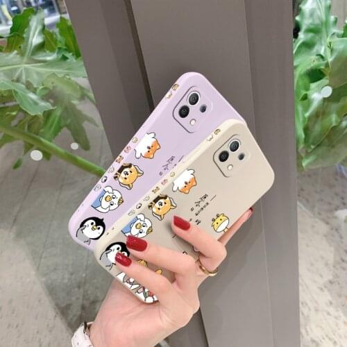 Cartoon Zoo Phone Case For Xiaomi Mi 11 10T 10 lite 9T Note 10 Redmi Note 9 9T 8 8Pro 7 7Pro 9 9A K40 K30 Silicone Cover