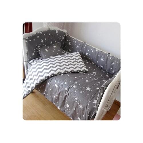 9PCS Full Set Baby bedding sets Cot bedding Toddler Baby Bed Linens tour de lit bebe bedclothes,4bumper/sheet/pillow/duvet