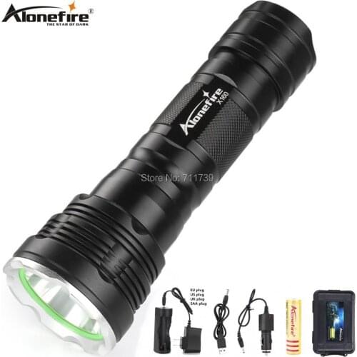 Alonefire X160 Powerful LED Flashlight XM-L2 waterproof 26650 torch linternas Flash Light Pocket LED Lamp