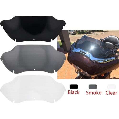 9.5" Black/Smoke /Clear Windshield Fairing Windscreen For Harley Touring Road Glide FLTR FLTRX 1998-2013 Motoryccle Windshield