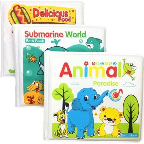 Baby Bath Toys Book Waterproof Educational Learning Baby Toddler Toys Bath Brinquedos Para Bebe Oyuncak