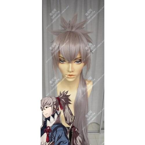 Game Fire Emblem Takumi Cosplay Wig Long Heat Resistant Synthetic Hair Wigs + Wig Cap