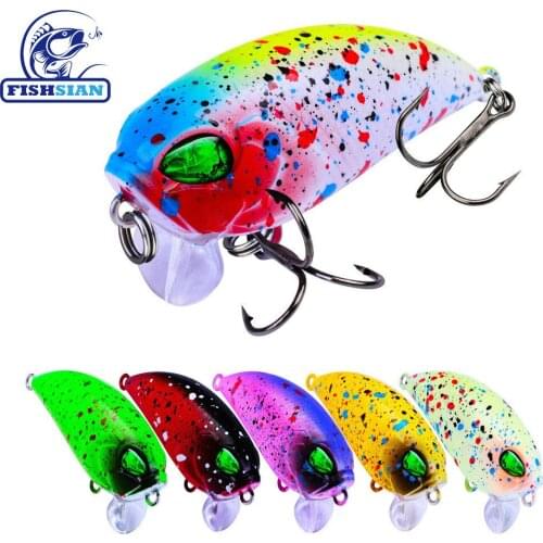FISHSIAN Crankbait Fishing Lure Whopper Hard Bait 5.3cm /8.5g Topwater Lure Saltwater Lures Crank Articulos De Pesca Wobblers