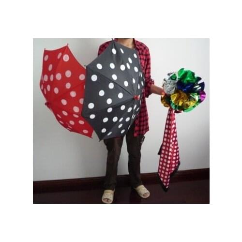 Polka Dot Silk & Umbrella sets - Magic Tricks,Stage,Illusion,Gimmick,Props,Mentalism,Classic Toys