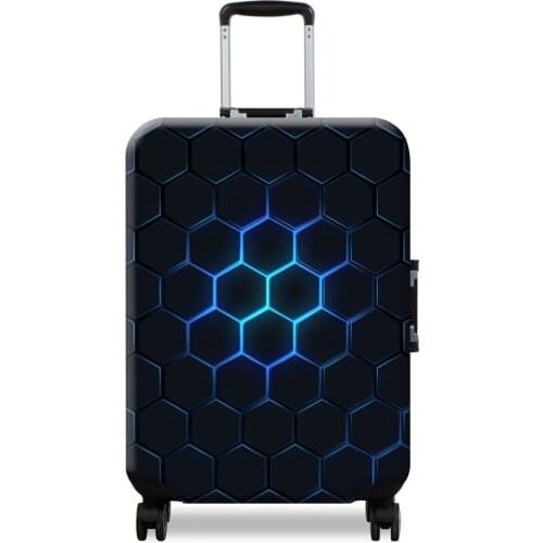Thick Elastic Geometric Luggage Protective Case Baggage cover Trolley suitcase protector covers 18-32 inches Travel accessories