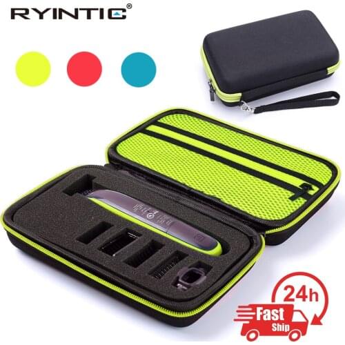 Hard EVA Shockproof Protective Storage Bag Portable Zipper Carrying Box Case for Philips-OneBlade QP2527/2523 Shaver waterproof