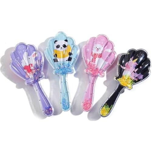 1PC Cartoon Cute Air Bag Comb Shell Hairbrush Salon Hairdressing Straight Curly Hair Comb Women Hair Comb Anti-Static Children