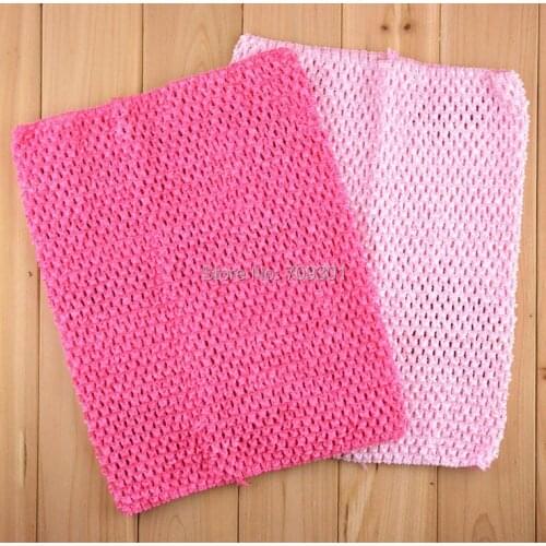 20 colors 12 inch Large Crochet tube top for girls' tutu dress crochet pettiskirt tutu headband