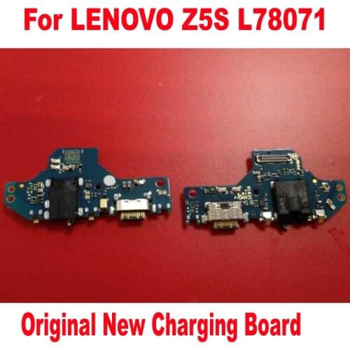100% Original New For Lenovo Z5s L78071 Microphone Module USB Charging Port Charge Board Flex Cable Connector Phone Parts