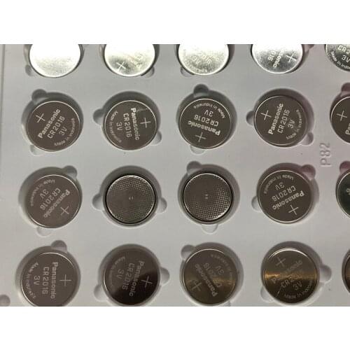100pcs/lot Panasonic 3V Lithium Coin Cells Button Battery Batteries DL2016 KCR2016 CR2016 LM2016 BR2016 High Energy Density
