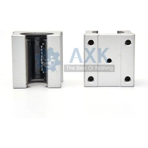 2PCS SBR10UU SBR12UU SBR13UU SBR16UU SBR20UU SBR25UU SBR30UU linear Ball Bearing Block open type CNC Router SBR linear guide