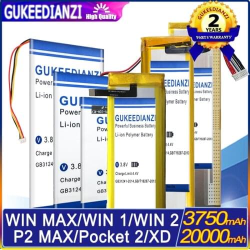 3750/20000mAh battery for GPD P2 MAX WinMax/P2MAX WIN1 WIN2/XD/6438132-2S/Pocket 2 Pocket2 MicroPC Handheld Gaming GamePad