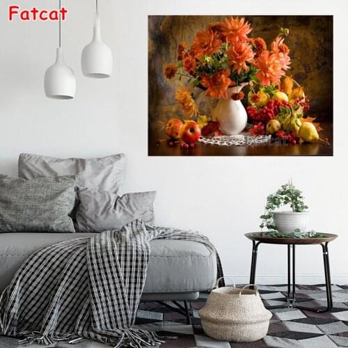 3D picture of rhinestones mosaic full embroidery paint with diamonds painting sale still life fruit mosaic crystal beads PP1540