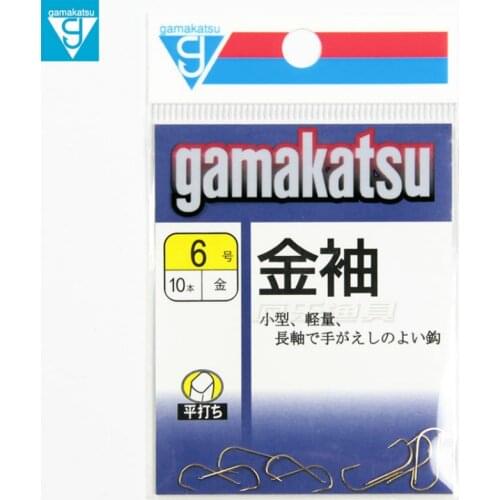 5packs/lot Gamakatsu C1SD3 Fishing Hooks Catfish Sea Hooks High Carbon Steel Fishing Barbed Hook Gold Anzol De Pesca Wedkarstwo