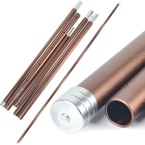 1Set of Adjustable Tarp Poles Telescoping Aluminum Tarp Tent Poles Collapsible Lightweight Poles for Camping Backpacking Hammock