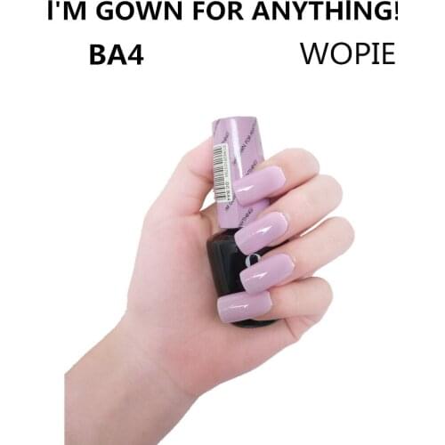 BA4 In I'm Gown For AnyThing 15ml UV LED Gel Polish Vernis Permanent Lasting Shine opies Nail Art (need lamp dry)