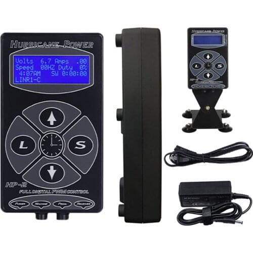 Professional HP-2 Hurricane Tattoo Power Supply Touch Screen Digital Power LCD Display Power Supply For Tattoo Machines Pen