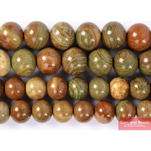 Factory Price Natural Stone Colorful Rainbow Lace Jaspers Beads For Necklace Bracelet Making Strand 16" RJB9