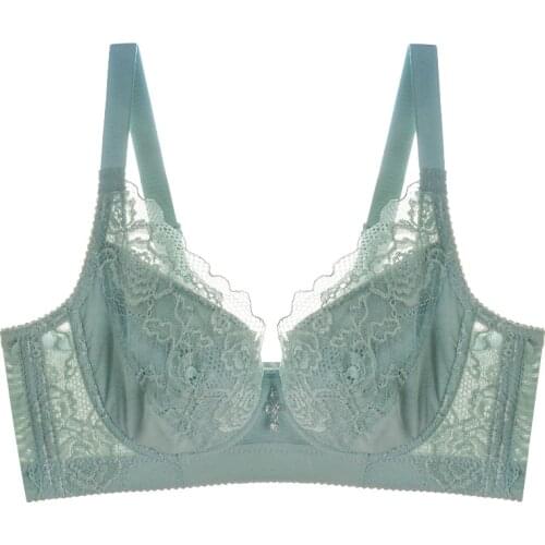 Push Up Bra Big Size Lace Bralette Adjusted bra summer style lace sexy underwear for women bra 95D 100D Cotton Bra 2020 Hot Sale