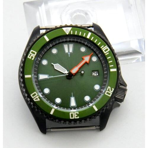 Green aseptic dial SK007 diving mechanical watch mens automatic mechanical watch NH35A movement