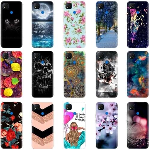 For Xiaomi Redmi 9C NFC Case Soft TPU Silicon Mobile Phone Case Back Cover for Redmi 9C NFC Case redmi9c 9 C Bumper Fundas Coque