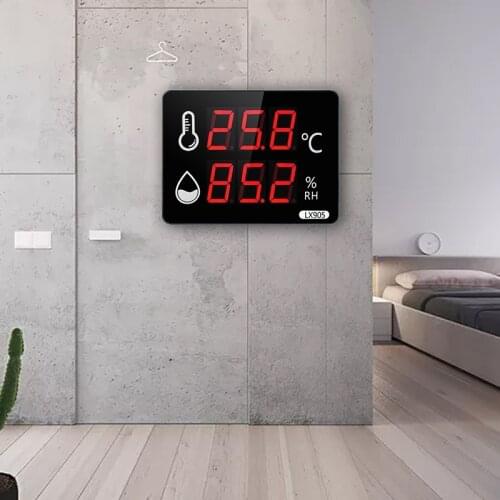 Digital Thermometer Room Hygrometer With LED Screen Display Temperature Meter For Home Humidity
