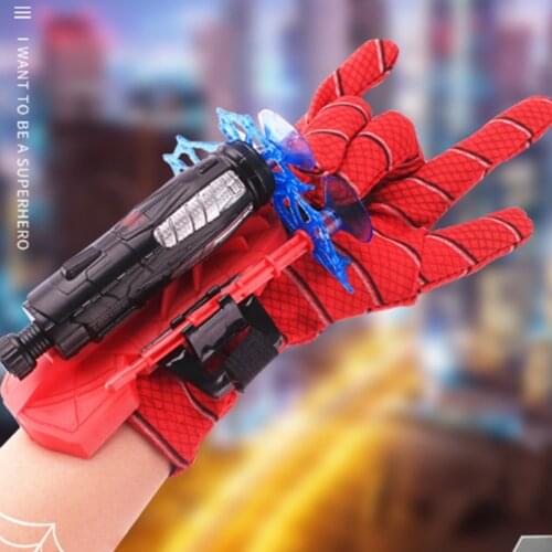 Kids Plastic Cosplay Glove Hero Launcher Wrist Toy Set Funny Childrens Educational Toys