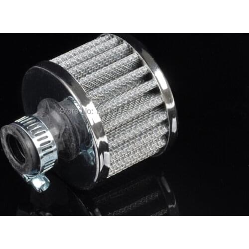 For 12mm Gray MINI OIL AIR INTAKE CRANKCASE VENT COVER BREATHER FILTER[QPL146]