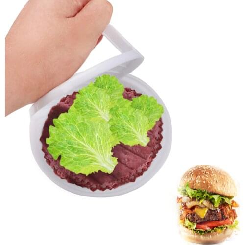 Kitchen DIY Form For Cutlets Hamburger Press Plastic Burger Press Patty Maker Cooking Tools Hamburger Mold Meat Press S3