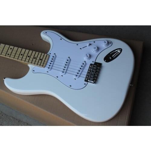 Chinese guitar factory custom st Guitar white Black blue cream yellow Electric Guitar Real photo free shipping Top quality 8pai