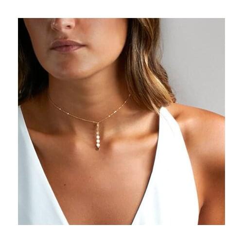 Dainty Choker Necklace, Chain Choker Necklace Layering Necklace