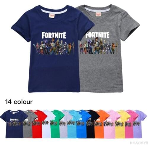 Fortnites summer Childrens Clothing Fashion T Shirt Short Sleeve Christmas Shirt Boys Girls Summer Tops