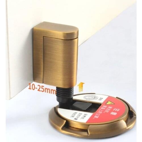 Mechanical Windproof Door Stopper Adjustable Self-Locking Mute Door Stopper Heavy Duty Stopper For Door Furniture Hardware