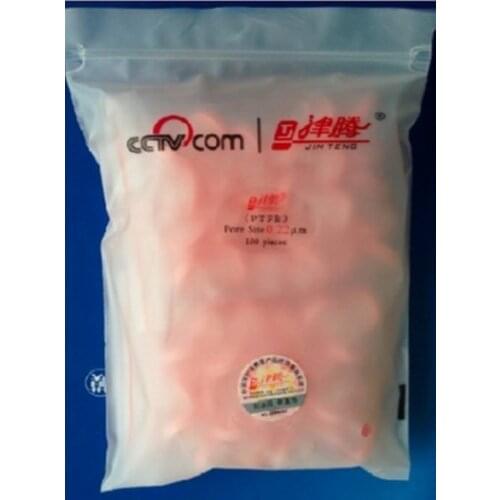 100pcs Nylon Syringe Filters 25mm Diameter 0.22um non-sterilized
