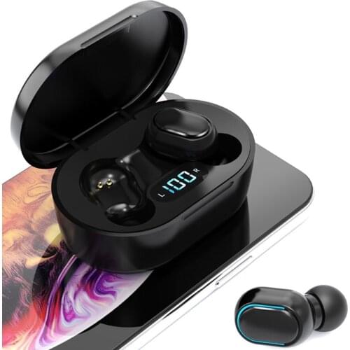 New Earbuds Wireless Stereo Bluetooth 5.0 Headphones Sport Earphones with Mic Mini Headphone Sport Headset with Charging Box