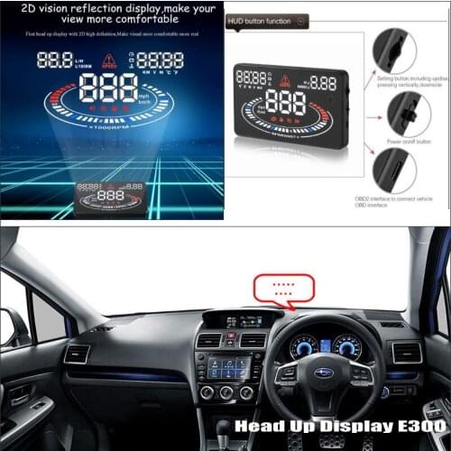 For Subaru Impreza - Car HUD Head Up Display -Reflect car information on windshield to avoid looking down at instrument display