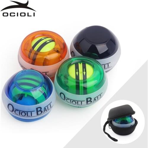 Strength Gyroscope Ball Double Gyroscope Wrist Arm Muscle Power Force Exercise Strengthen Ball Trainer Hand Grips Fitness