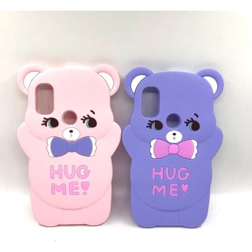 Silicone Case For Xiaomi Mi A2 Case Cover For Xiaomi Mi A2lite Cute Cartoon Bear Soft Phone Case For Xiaomi MiA2 lite Redmi 6Pro