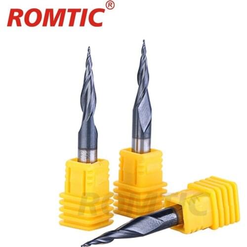 Spiral Carving Milling Cutter Wood Board MDF Slotting Through Flower Cutting Engraving Tungsten Carbide Endmills For Chipboard