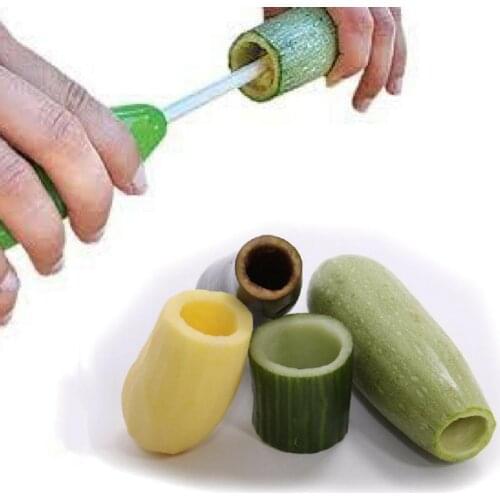 4 Pcs/Set Vegetable Spiral Cutter Fruit Vegetable Spiral Cutter Corers Digging Vege Drill Spiralizer Kitchen Vegetable Tools