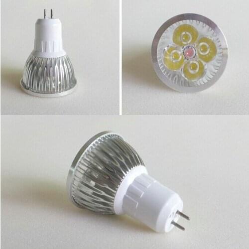 GU10 E27 E14 GU5.3 MR16 LED 4w Equivalent to 50w halogen Lamp LED spot Lighting Light Bulb 110v 120v 85-265V 60degrees
