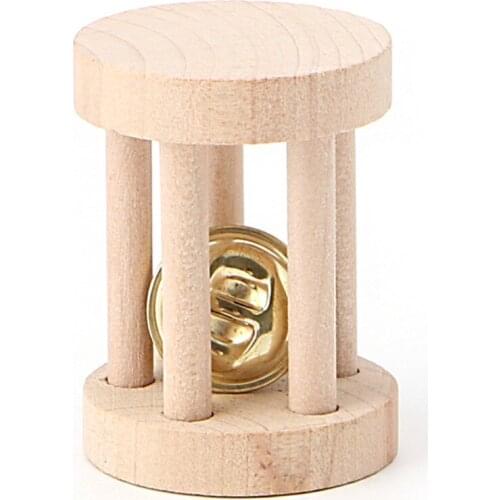 Pet Supplies Hamster Accessories Naturalood Chew Toys Bell Roller Hamster Toy Pet Funny Hamster Product