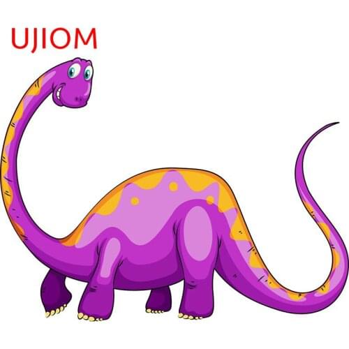 UJIOM Purple Dinosaur Home Decoration Bedroom Living Room Decorations Wall Stickers Kitchen Bathroom Decor Poster Waterproof