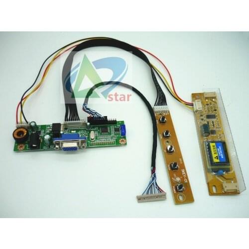 15 inch HT150X02-100 1024x768 LCD Screen DIY a monitor controller board Kit RTD2270L Driver Board 20pin LVDS Cable