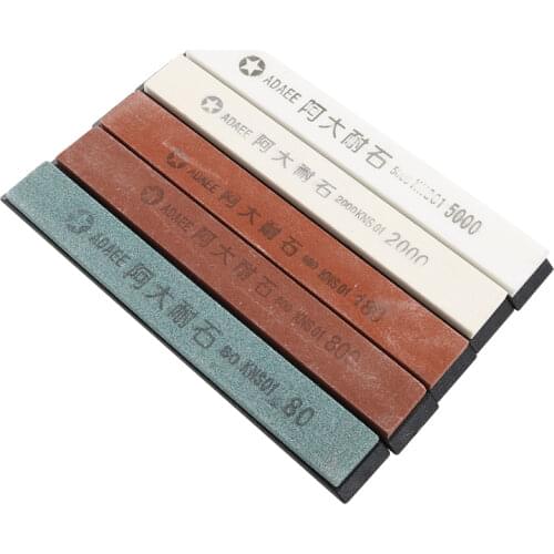 Adaee 5pcs/set Polishing Stone 80# 180# 800# 2000# 5000# Fixed Angle Whetstone for RUIXIN PRO III Knife Sharpener h5