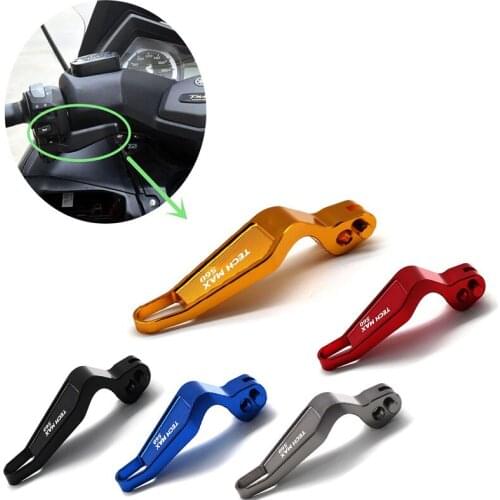 Suitable for YAMAHA Tmax 560 Tech Max TMAX 560 2019 2020 motorcycle CNC aluminum brake parking lever bracket parking brake lever